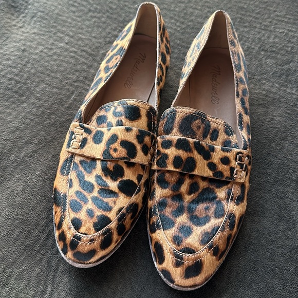 Madewell The Alex Loafer in Leopard Calf Hair - Picture 3 of 5
